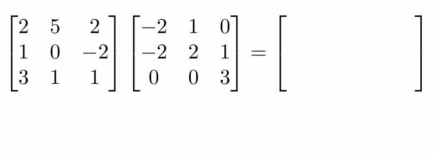multiplication matrice